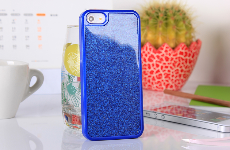 iphone5  glitter case - blue